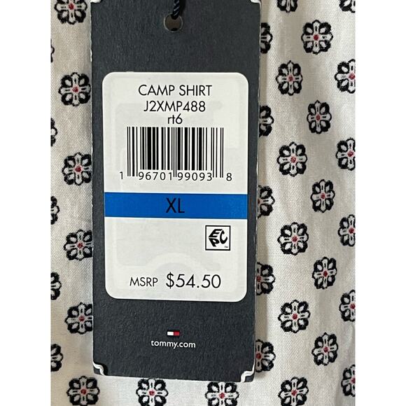 NWT Tommy Hilfiger Women's Camp Shirt Size X Large - Picture 9 of 9